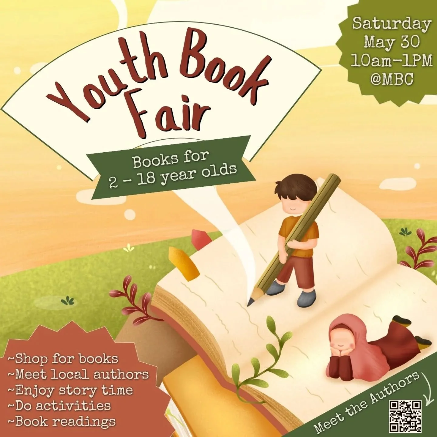 Join me for a fun pre-school storytime and activity tomorrow at 10:30 at Meadowbrook Church in Wauwatosa.
