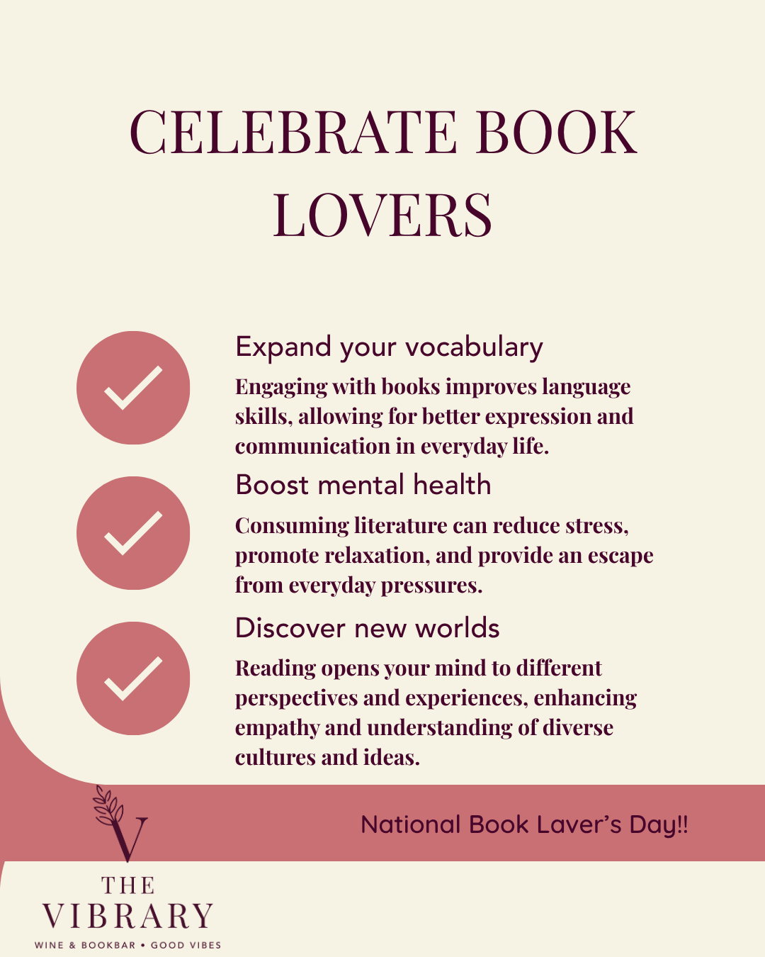National Book Lover's Day!