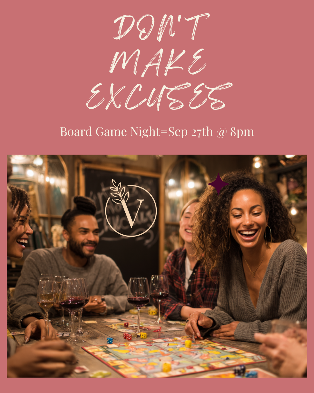 National No Excuses and Singles Day Board Game Night!