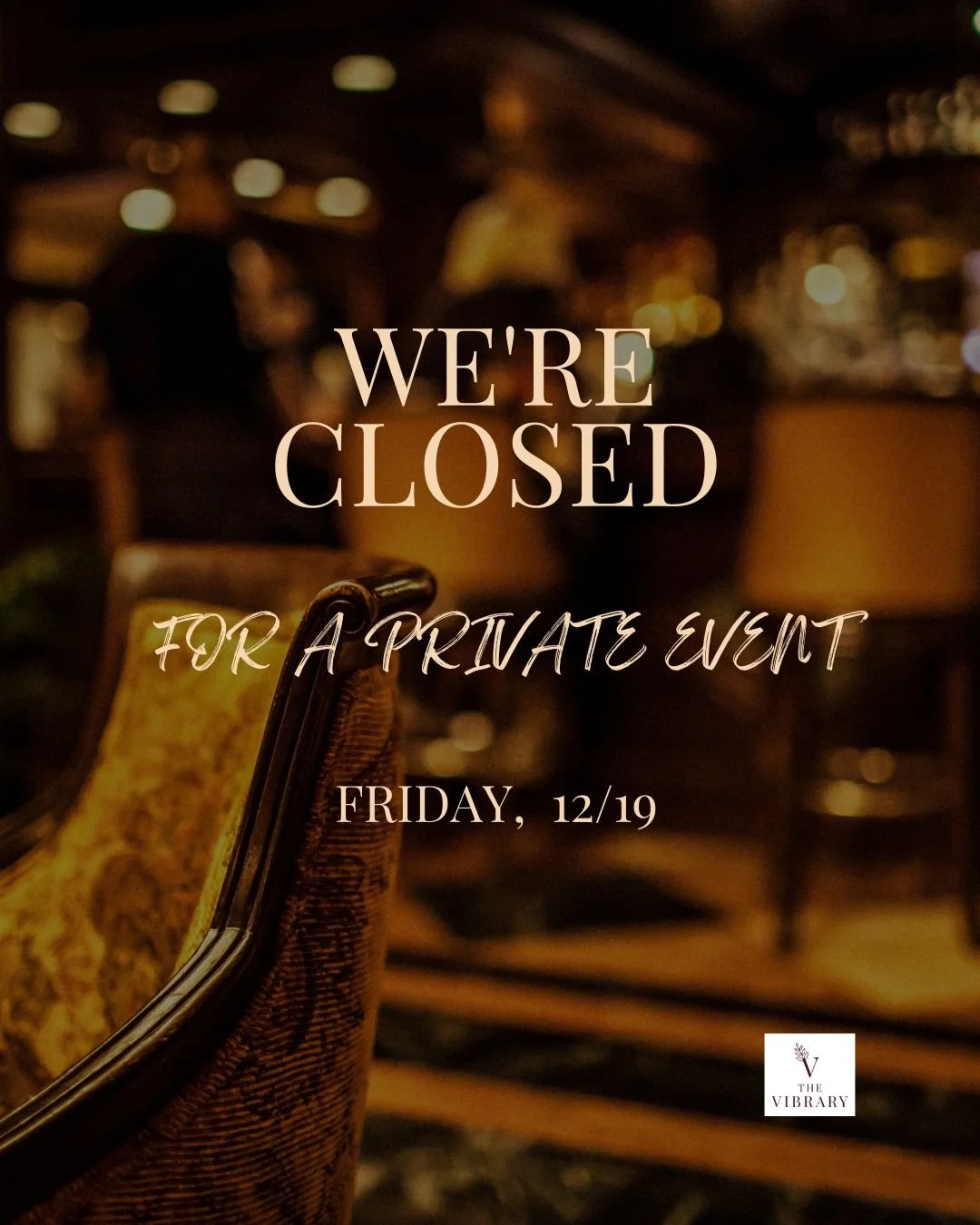 Private Event Closure