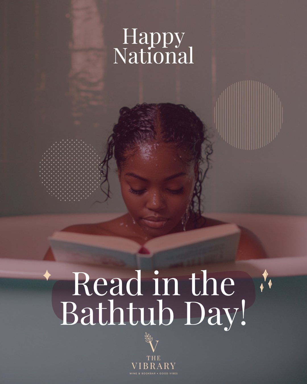 National Read in the Bathtub Day!