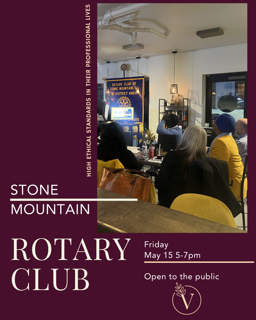 Stone Mountain Rotary Meeting!