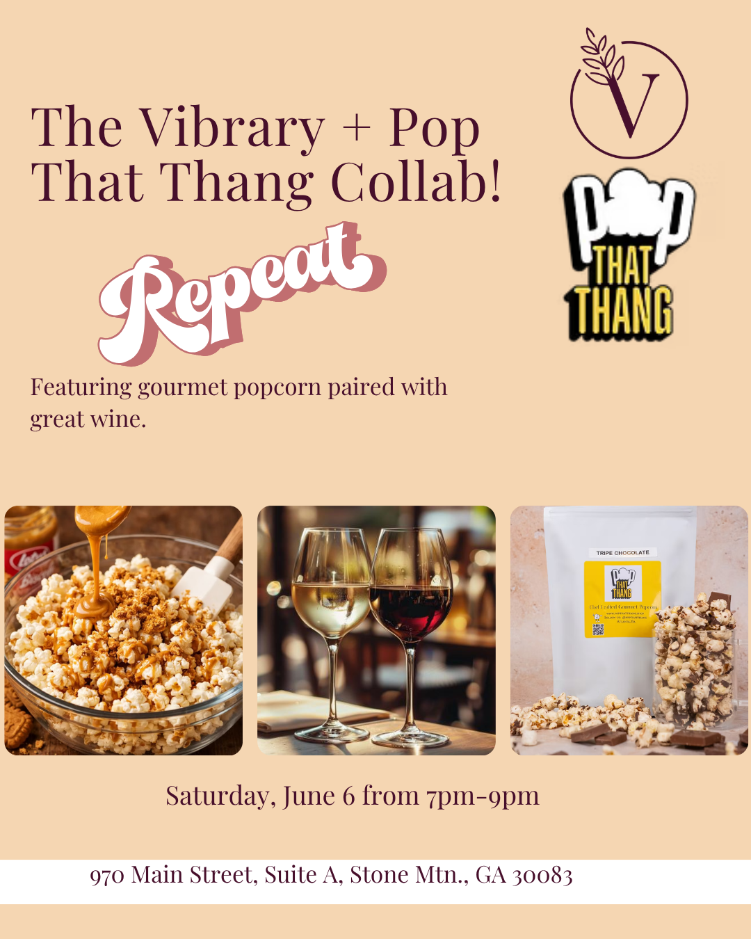 Pop That Thang Gourmet Popcorn Pairing