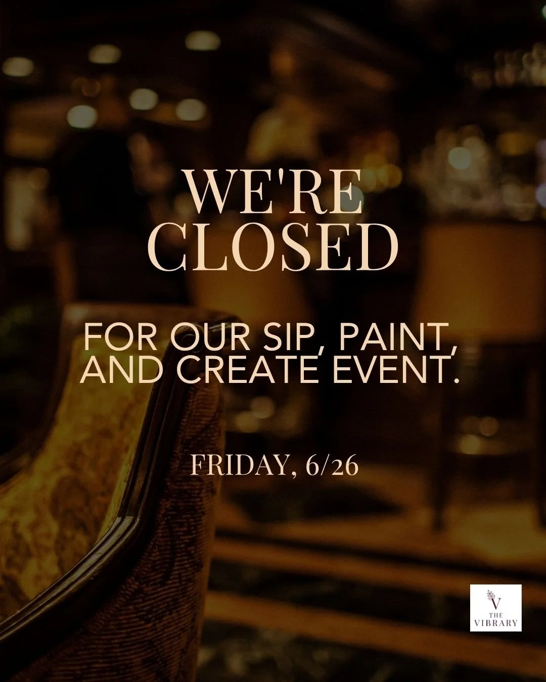 Closed for Event