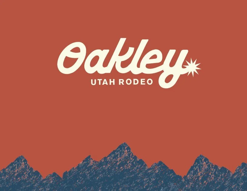 Snippets of a rebrand for the Oakley rodeo! When choosing a graphic mark/icon to reoccur through out the brand it was crucial to come up with something that reflected the Oakley rodeos uniqueness. Oakley being the gateway to the Unitas it was importa