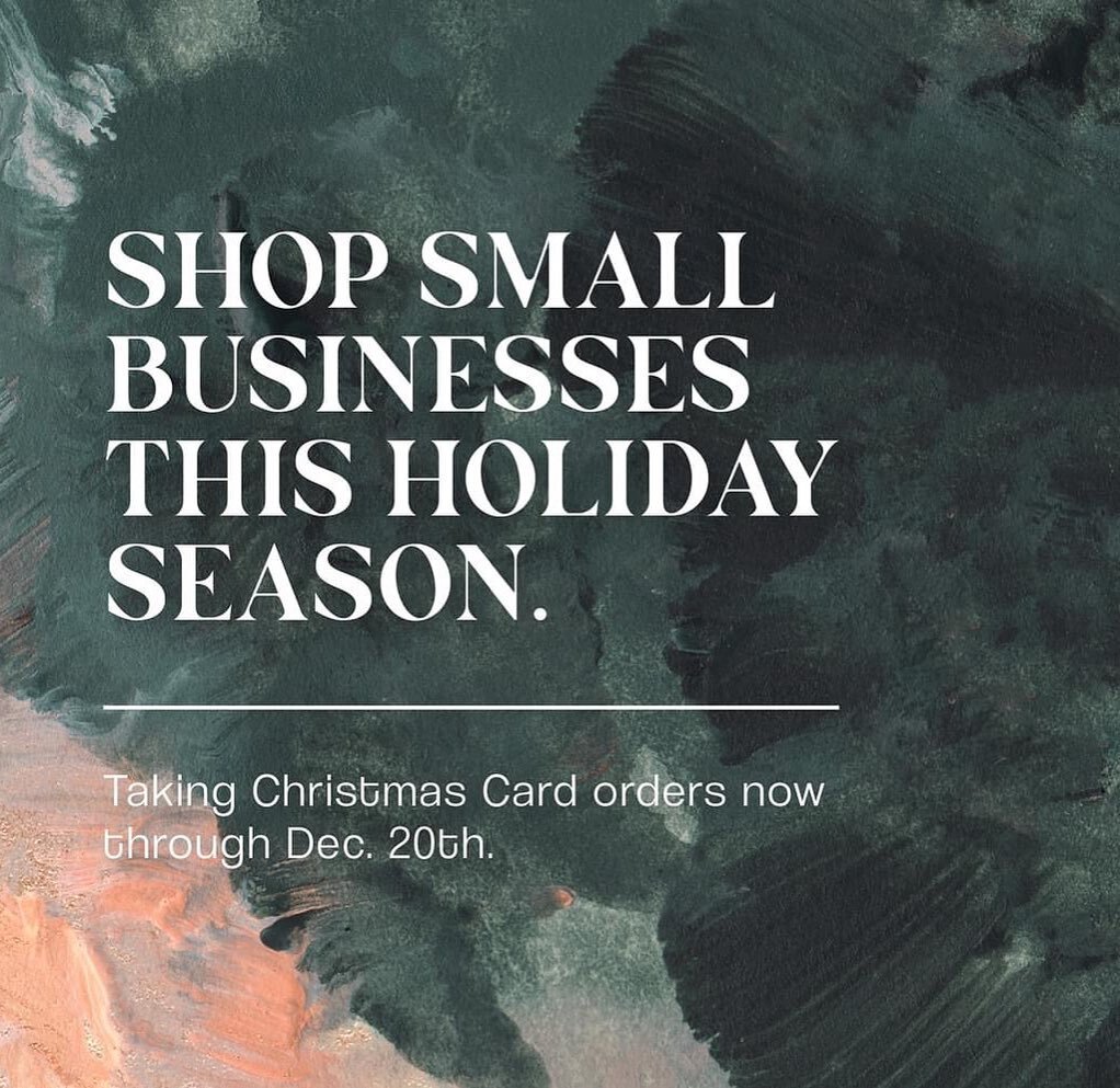 #shoplocal #shopsmallbusiness #christmascard #christmascards2020 #graphicdesign