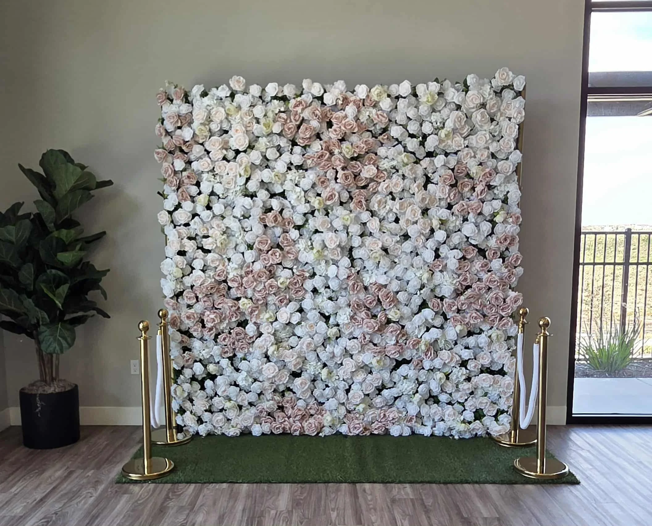 san diego flowerwalls, wedding flower walls