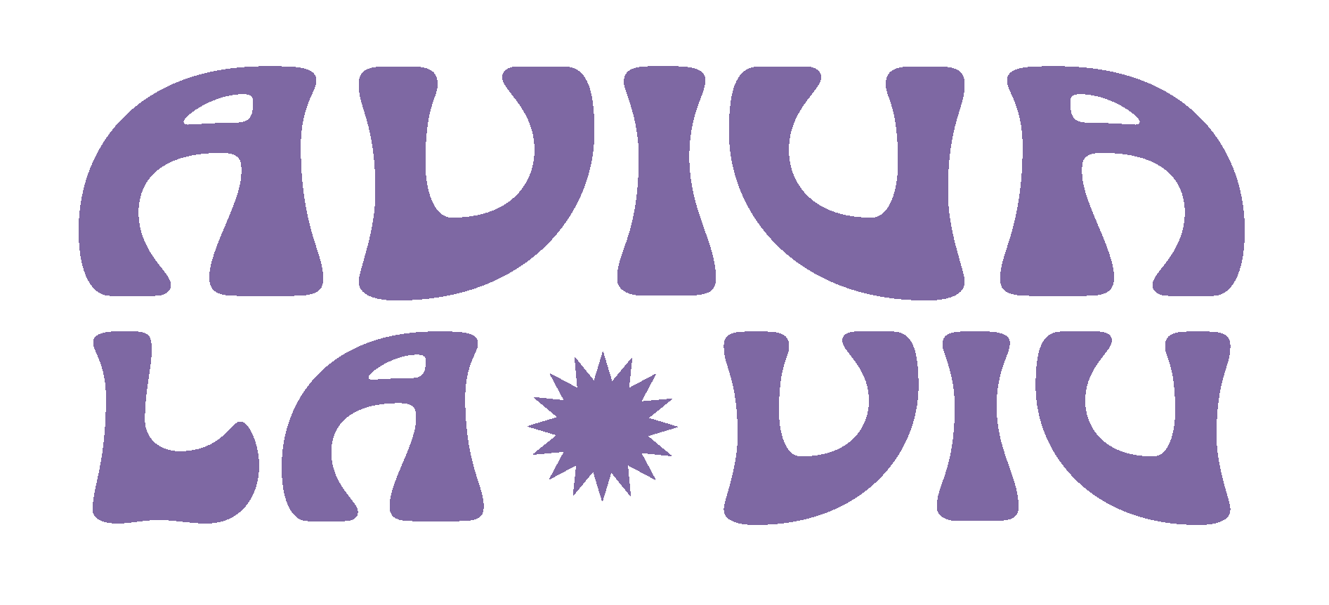 Logo for my own artist persona Aviva La Viv