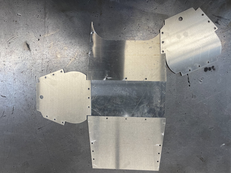 Ensuring the holes and pieces lined up