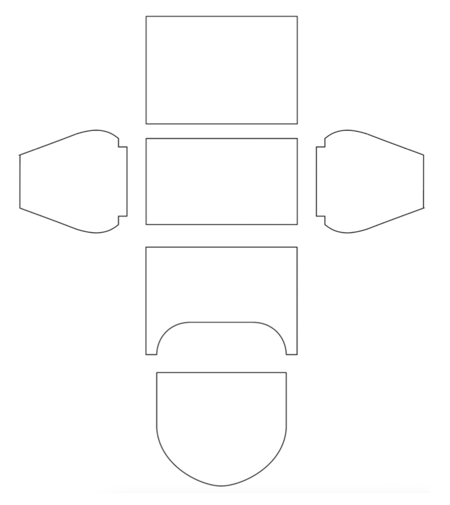 Initial purse pattern