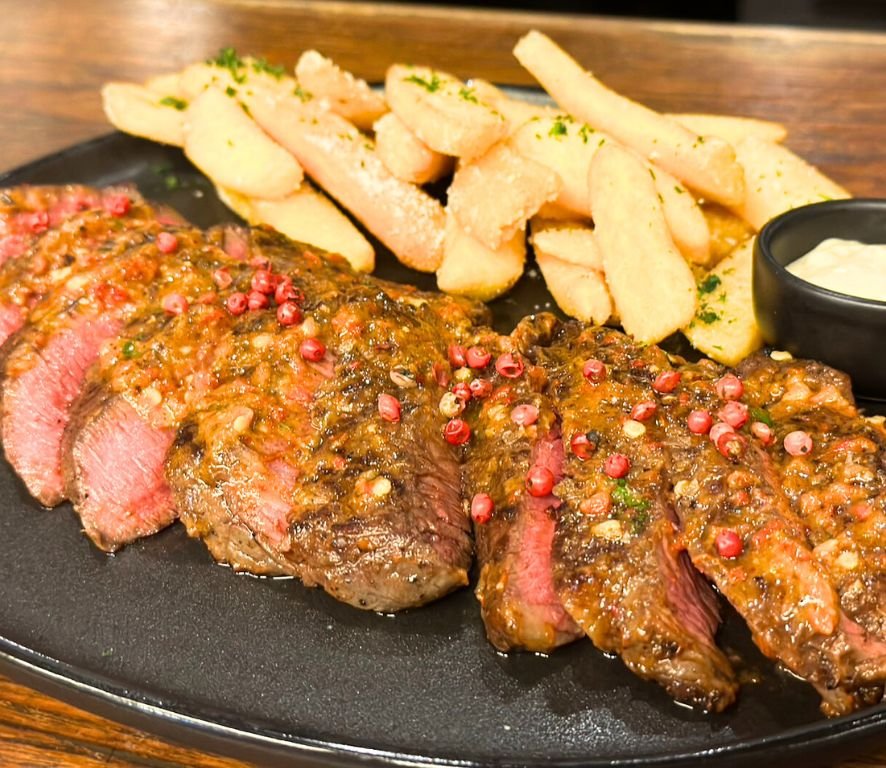 Peri peri Rump wagyu steak 300G with steak fries