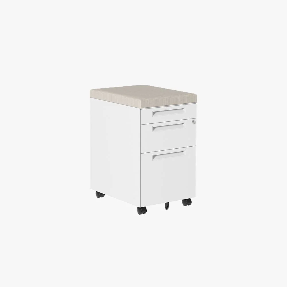 Mobile Pedestal with Seat Pad