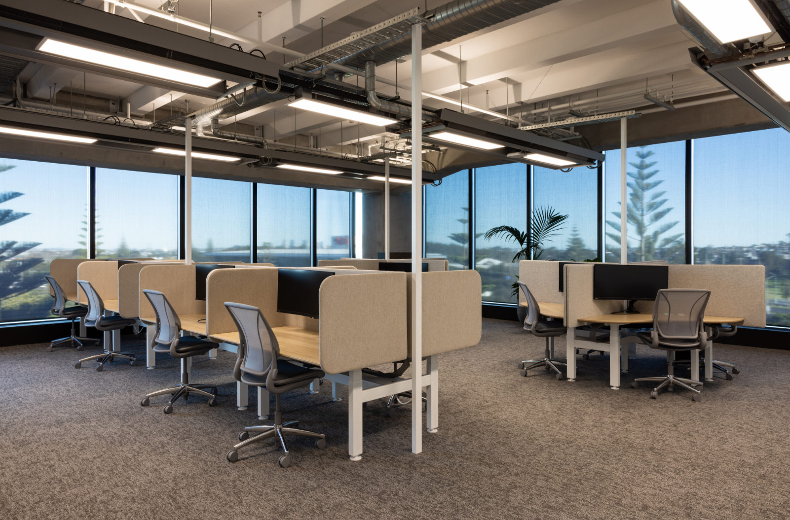 Strata Linear Privacy Screens — Commercial furniture solutions | Aspect ...