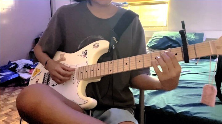 Meet Zoe, she is an aspiring song writer. She likes to keep a tea bag hanging from the neck of her guitar as a lucky charm. She also has a passion for video editing, as shown in the 2nd slide. Catch her perform one of her original songs at the Midyea