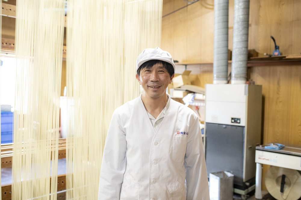  Moriyoshi Kanayama is the 6th generation master of Kanayama Somen and recently opened a somen restaurant to increase awareness for Awaji Somen 
