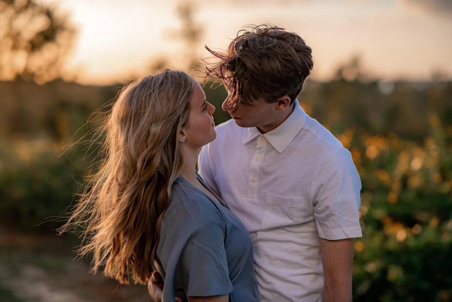 Love is in the air with these two. What an amazing engagement session with Emily and Jay. They both were so loving toward each other. 

They view wasn&rsquo;t bad either with the sun setting over the hills of Clermont it made it even more magical. 

