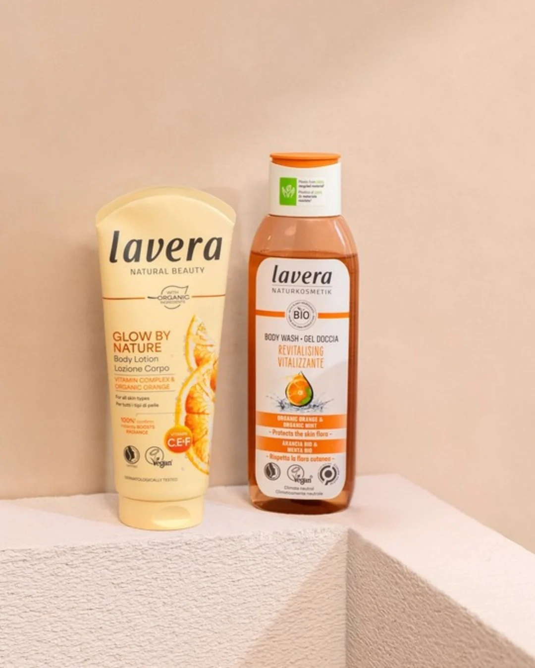Kickstart your mornings with a refreshing shower and finish with a nourishing glow. Our Revitalising Body Wash and Glow By Nature Body Lotion work together to leave your skin feeling energised, hydrated, and radiant all day long!

#laverauk #naturals