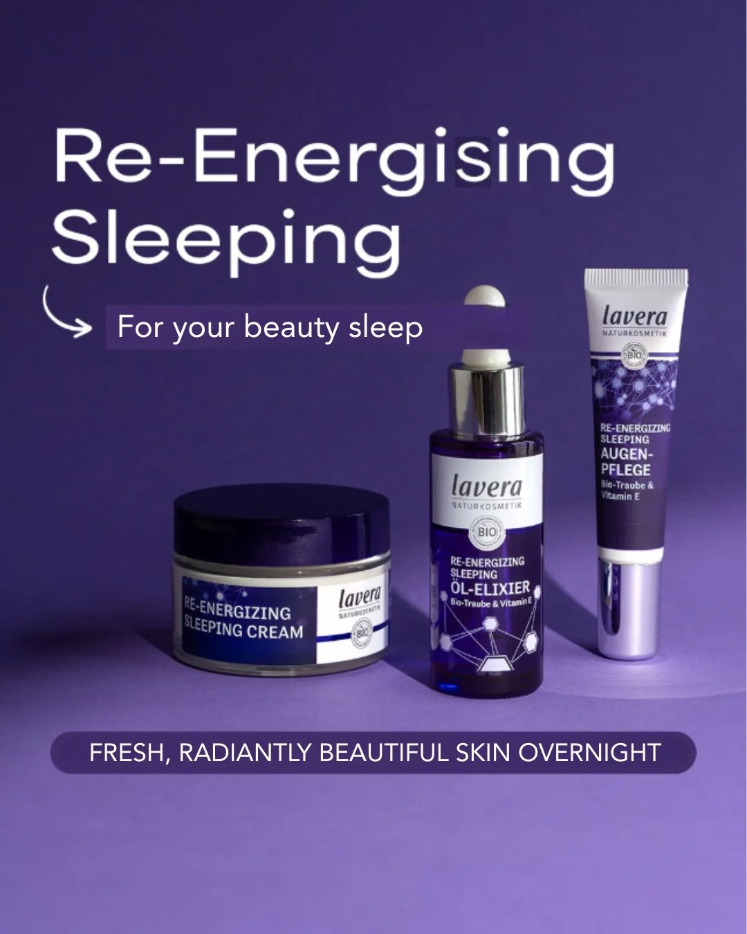 While you sleep, the regeneration processes of your skin cells are in full swing. In this phase, your skin can absorb a particularly large number of active ingredients and repair small damage of the day. 

With the right night care, you can effective