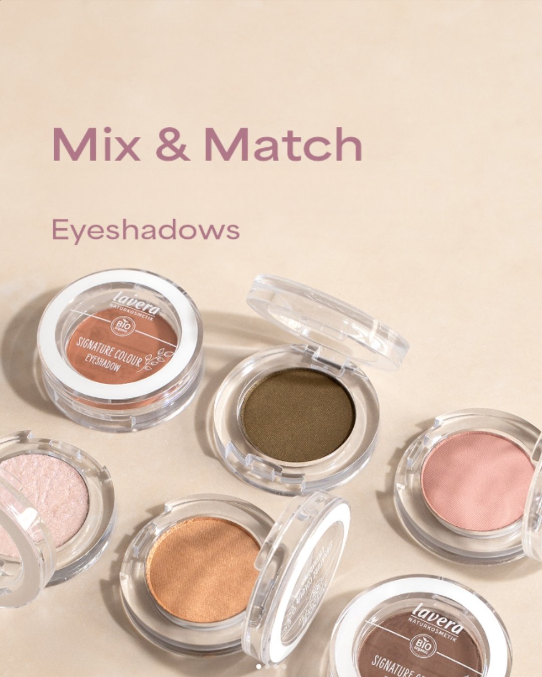 Experience the creamy, blendable texture of lavera&rsquo;s Signature Colour Eyeshadows. Whether you&rsquo;re going for a subtle daytime glow or a bold evening look, these shades stay vibrant all day long.

#NaturalBeauty #naturalmakeup #eyeshadow #or