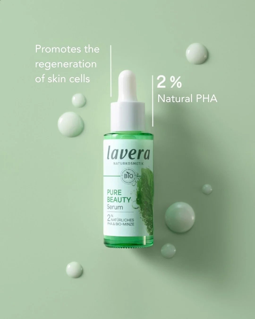 Our Pure Beauty Serum is more than just a step in your routine; it&rsquo;s a revitalising boost. Formulated with natural PHA and organic mint, it provides essential nutrients while promoting natural skin cell regeneration. 🌿

Gentle enough for sensi