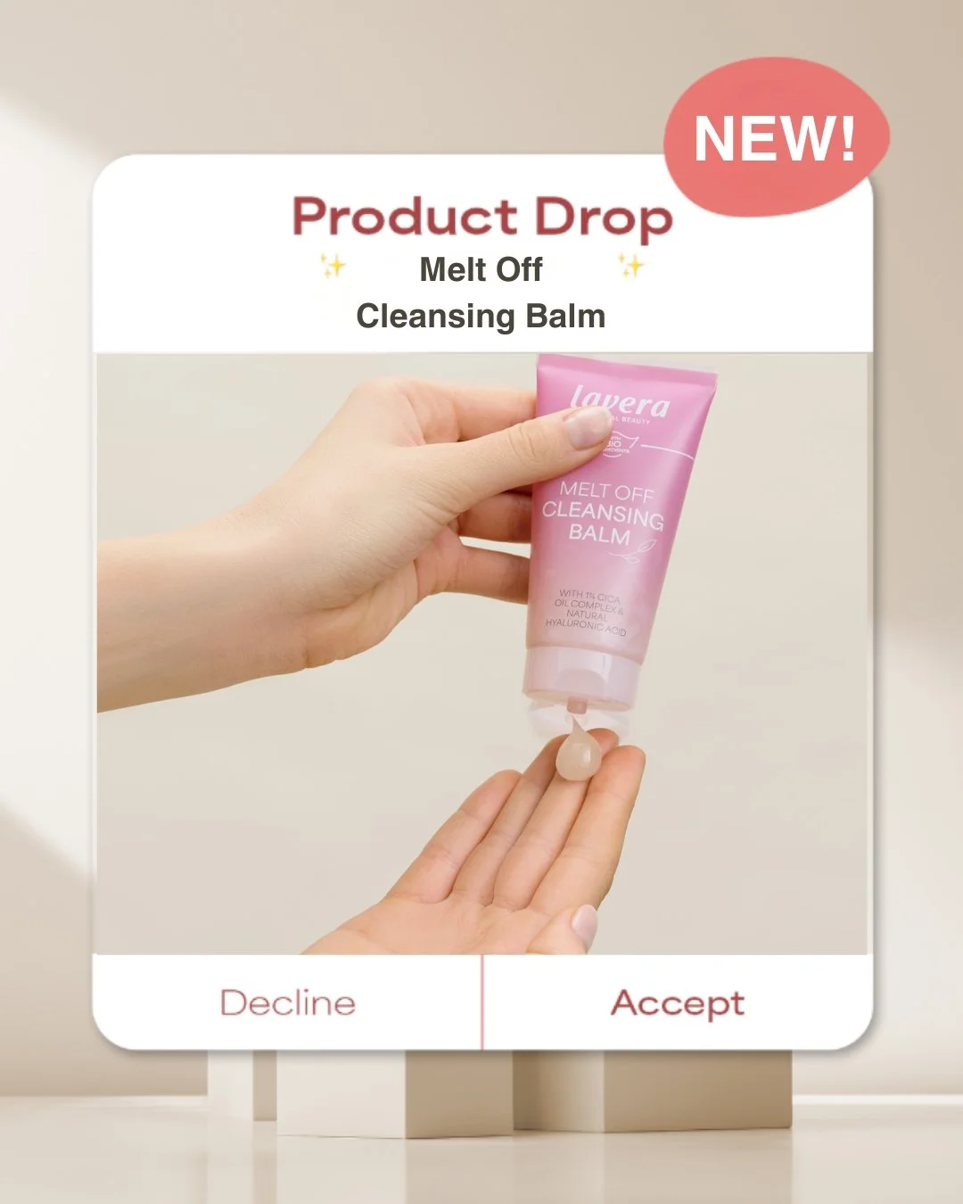 Meet our new Melt Off Cleansing Balm&mdash;a luxurious, skin-loving formula designed to transform your evening routine. Watch it melt from a rich balm into a silky oil, effortlessly dissolving waterproof makeup, SPF, and impurities without stripping 