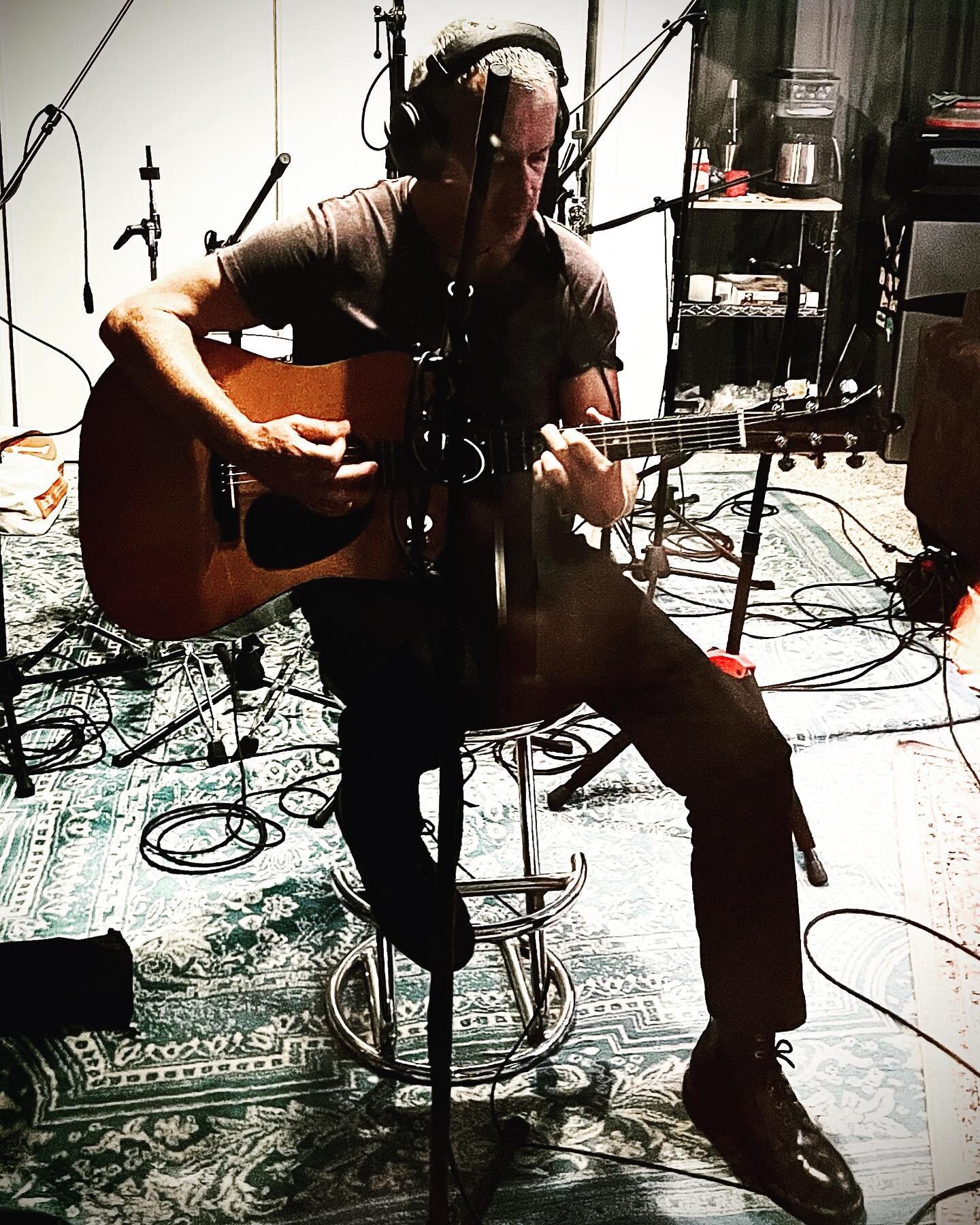 &ldquo;All the correct fingers are on the correct string&rdquo;. Day 3 tracking for &lsquo;Window to the World&rsquo; in the can.  The &lsquo;Why Not Sessions&rsquo;. Had time to track some acoustic guitars.  Thanks @toddherfindalmusic .  See you in 