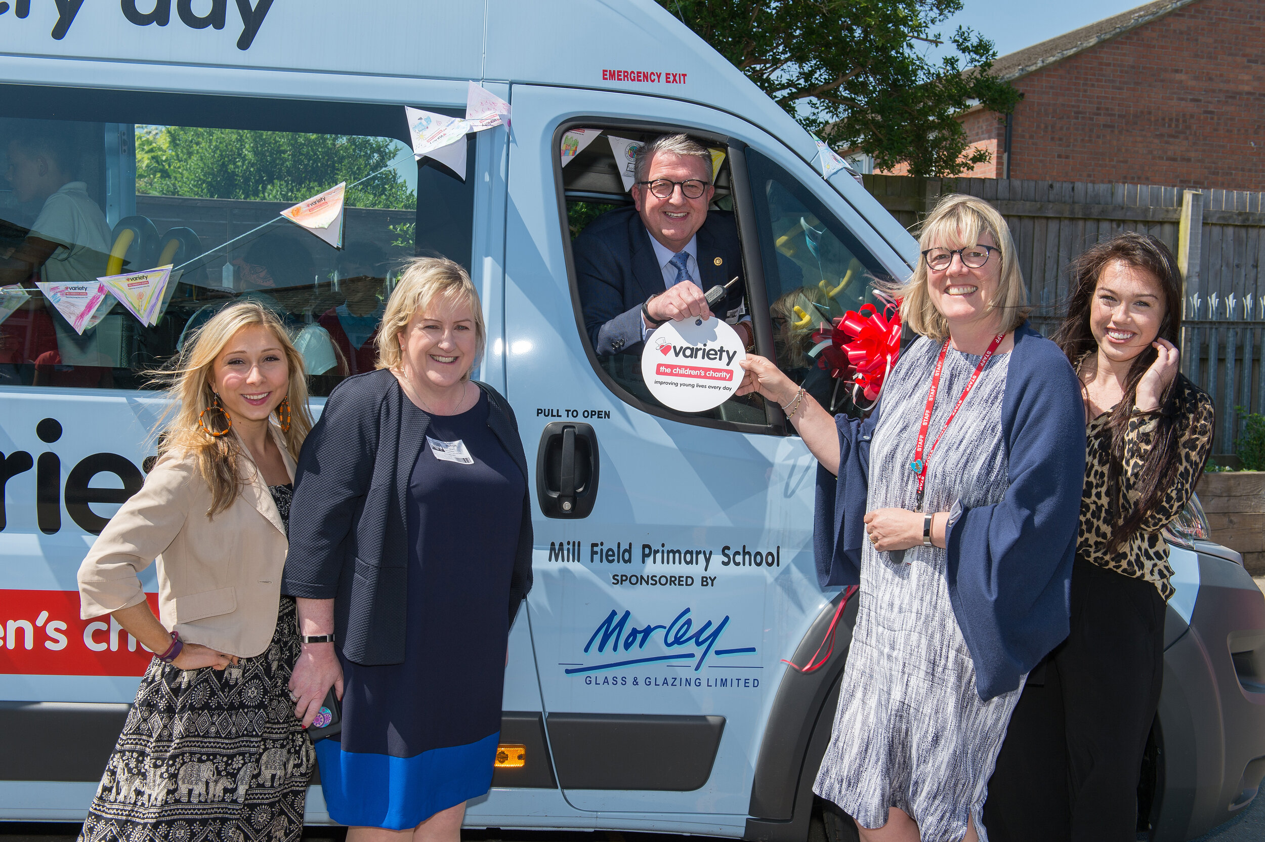 Morley Glass Helps Get School On The Road