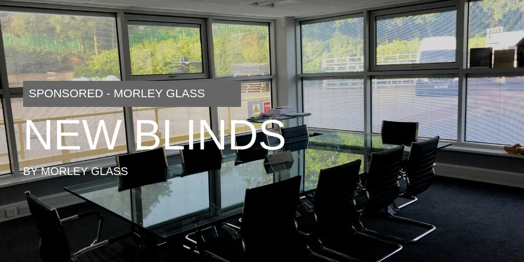 New Integral Blinds For Morley Glass & Glazing’s Own Offices