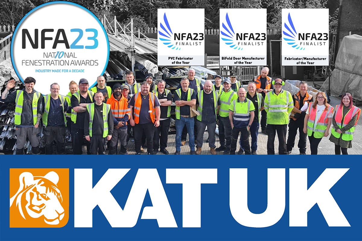 KAT UK Nominated for Triple Crown at the National Fenestration Awards