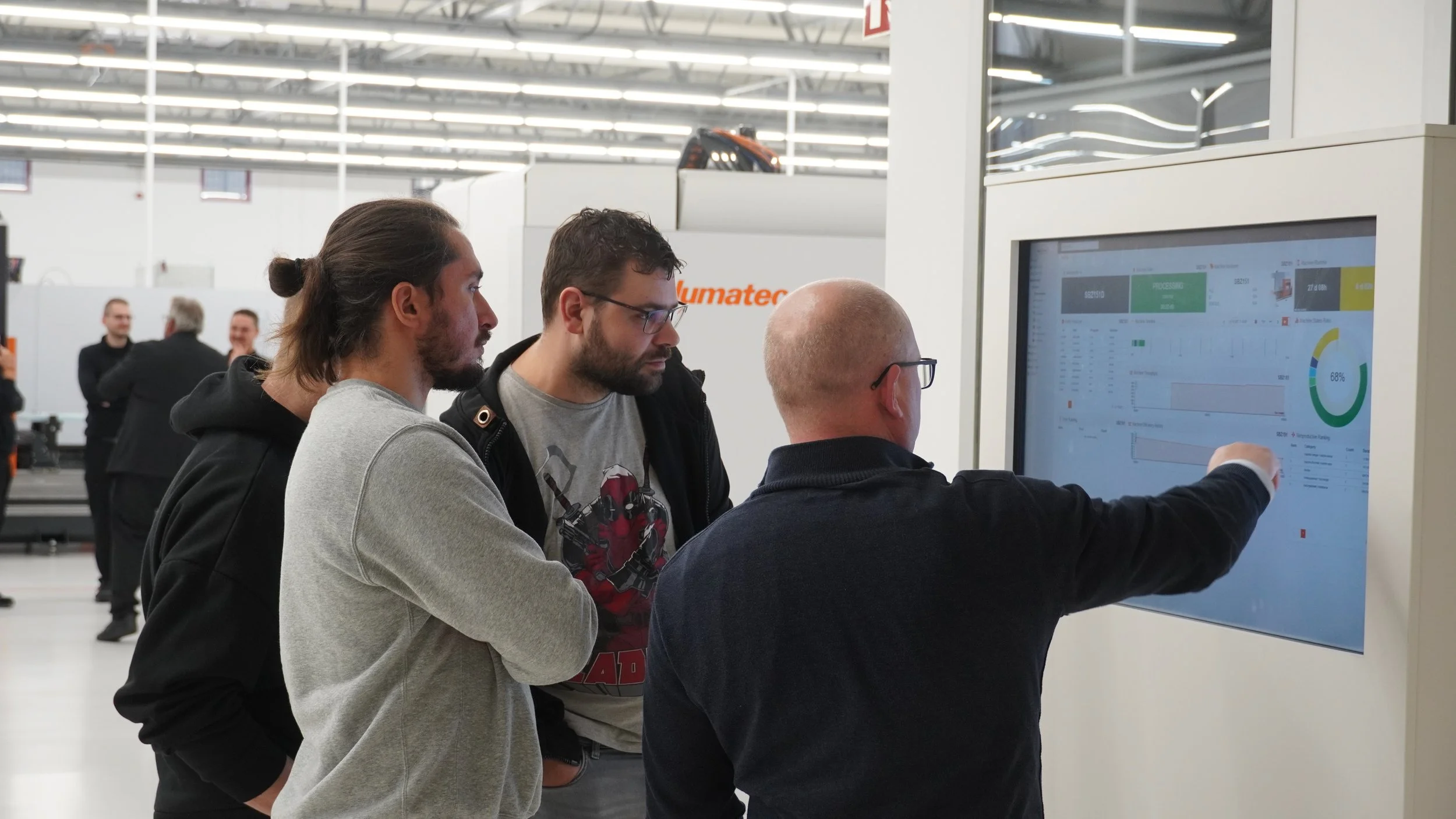 When production flows …