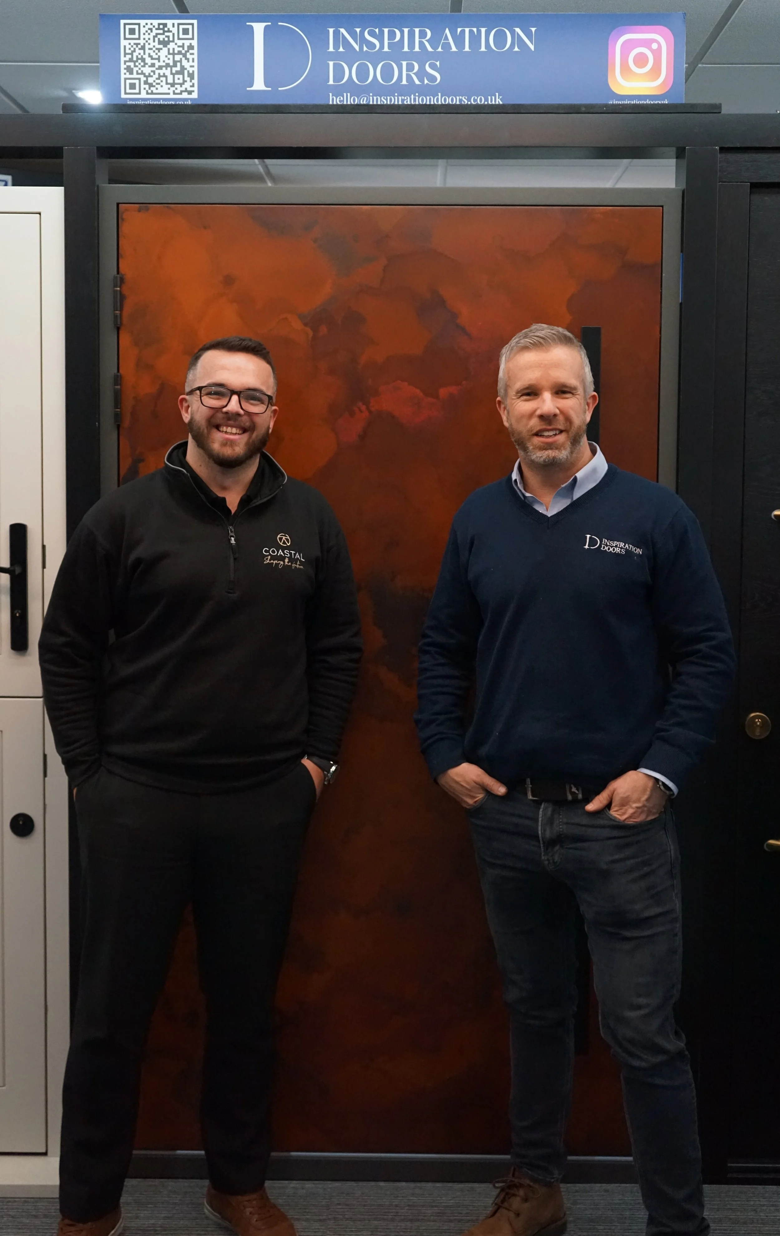 New Entrance Door from Inspiration Doors at Coastal Group Brand Centre
