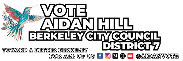 Aidan Hill for Berkeley City Council, 2026