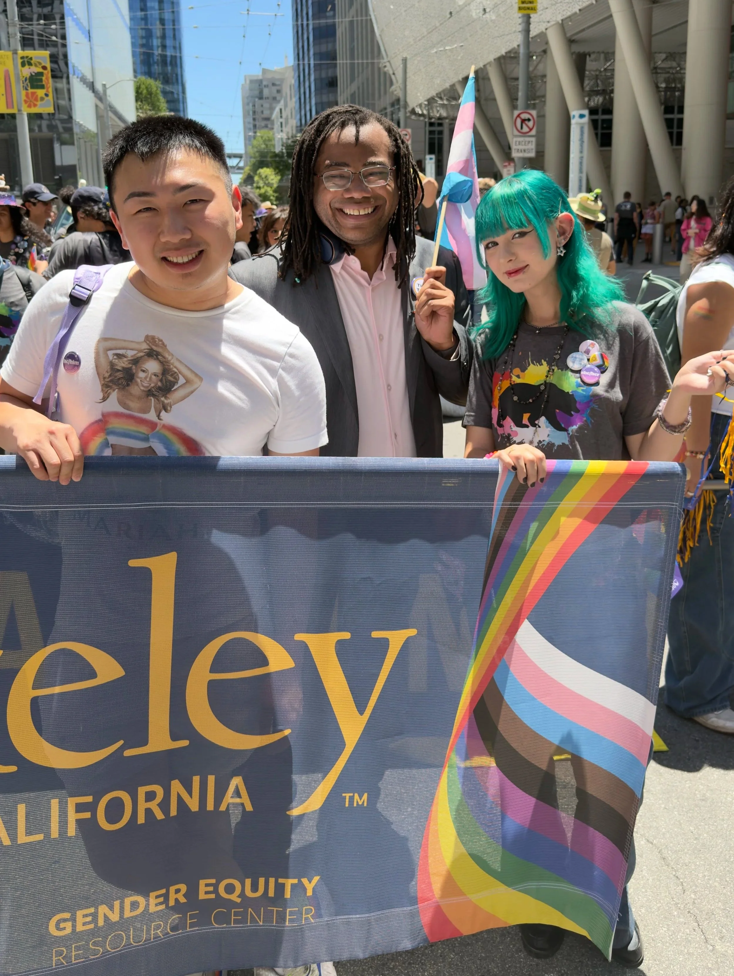 One of my favorite moments from Pride! Community, joy, and showing up for one another are what this movement is all about. Thanks to everyone who stopped to say hello. 🏳️‍⚧️🏳️‍🌈