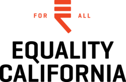 Equality California logo with the words "For All."