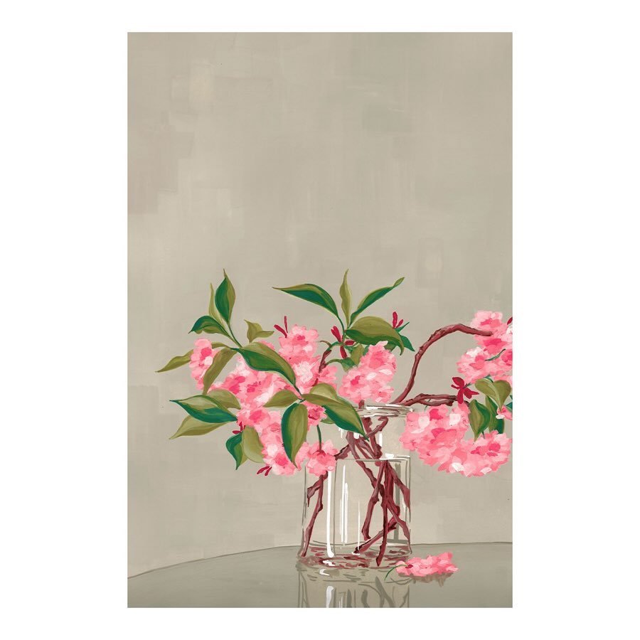 Pink florals 🌸 
Gouache on paper, 8x12&rdquo;, 2024 

Shop prints on society6 (link in bio), or message me about purchasing originals!

#illustration #gouache #gouachepainting #flowers #colorfulart