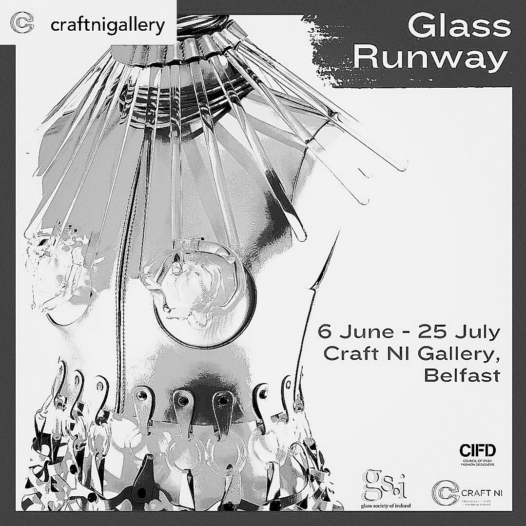 It&rsquo;s coming&hellip; 🖤 

Posted @withregram &bull; @craftnigallery The &lsquo;Glass Runway&rsquo;, a new exhibition of conceptual, wearable glass, is brought to NI craft audiences by the Glass Society of Ireland, in collaboration with The Counc