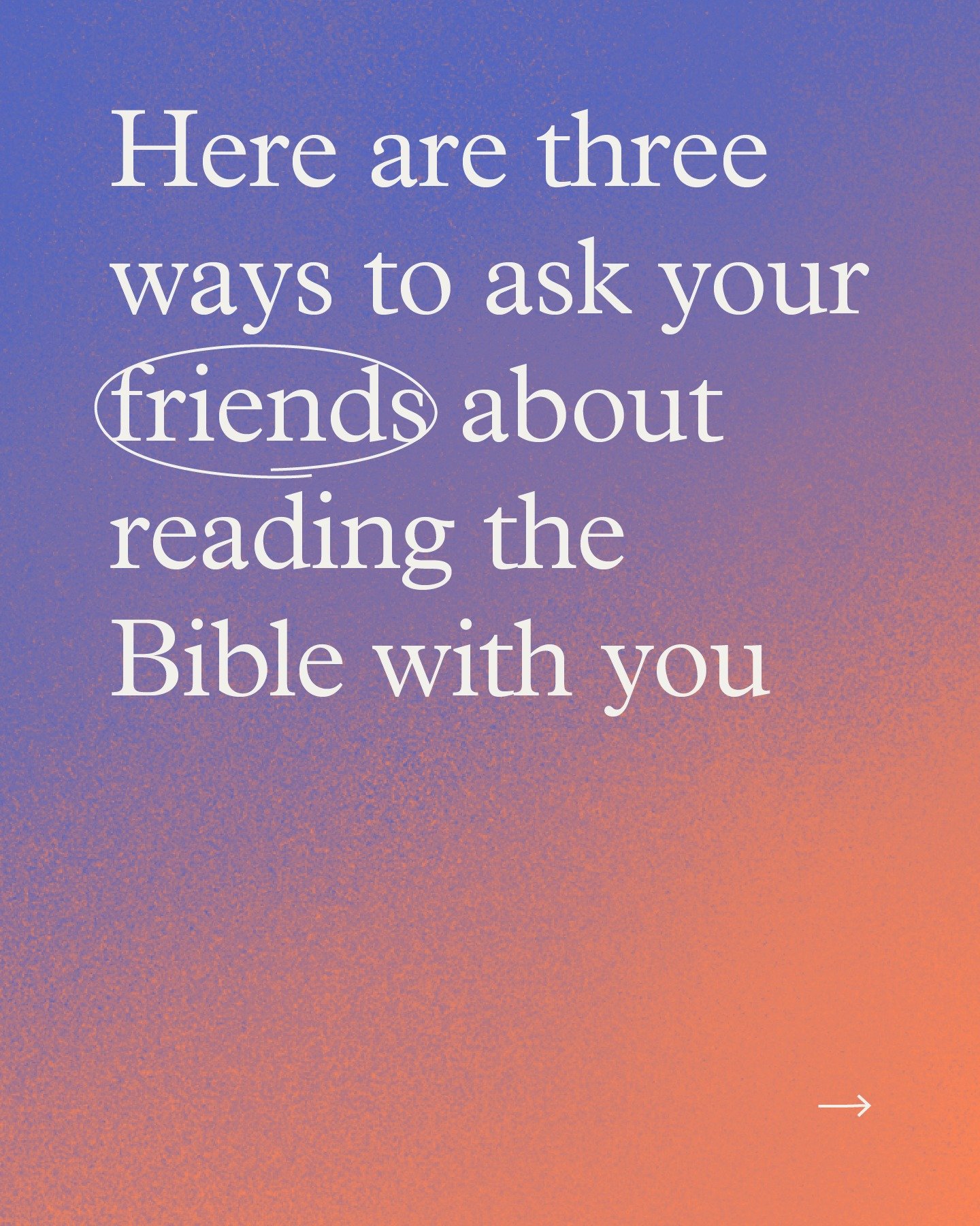 The question we find most people have about sharing the Bible is how to ask someone to read with them!⠀
⠀
Find more tips on how to do this at the link in our bio.