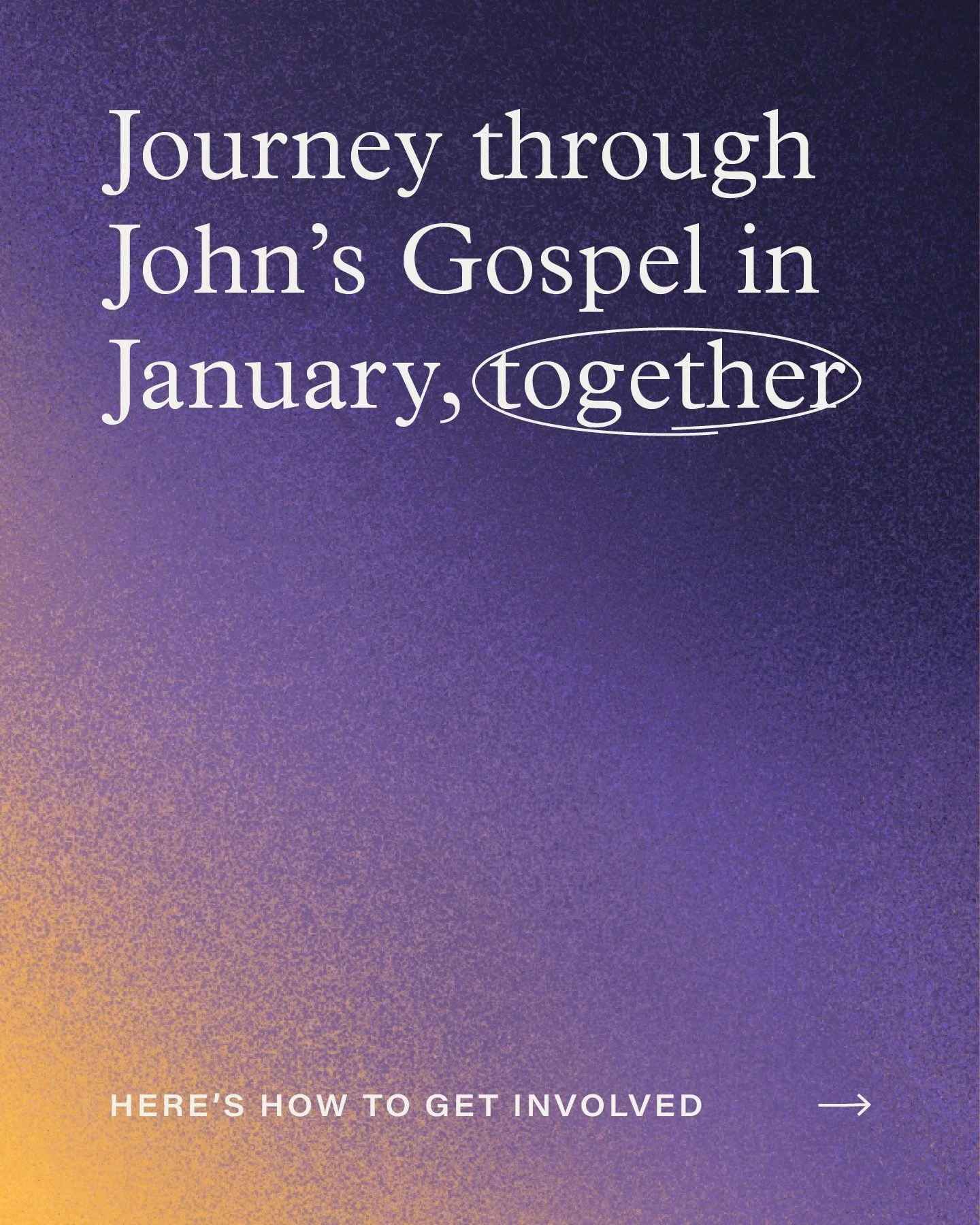At the start of this new year, we invite you to discover the joy of reading John's Gospel with a friend!

Ready to get started? Find everything you need at theword121.com/start-sharing