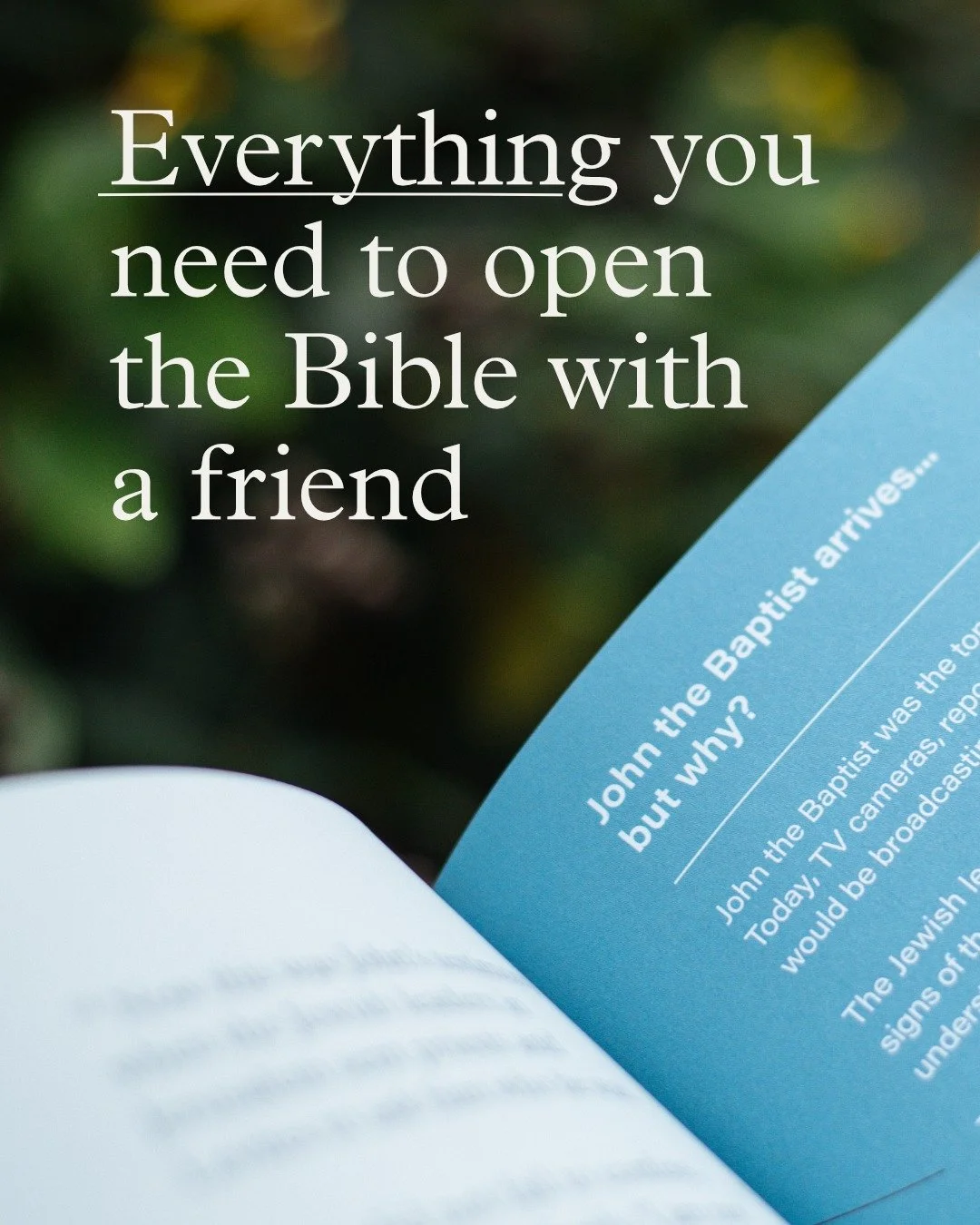 You're the best person to reach your friends, family and colleagues with the good news about Jesus.

The Word One to One helps you chat through what the Bible says about Jesus with those who have never read it before.

Find everything you need at the
