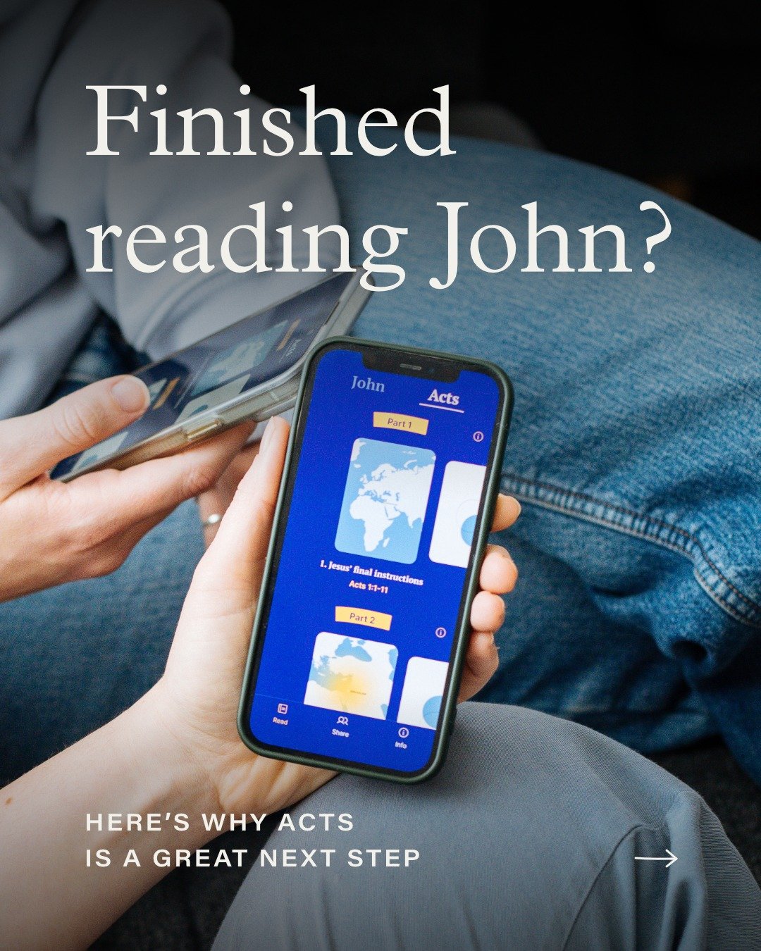 Jesus transforms lives today, as people hear His Word and believe in Him. 

Who could you invite to experience the power of God&rsquo;s Word in the book of Acts? 

Find everything you need through the link in our bio.