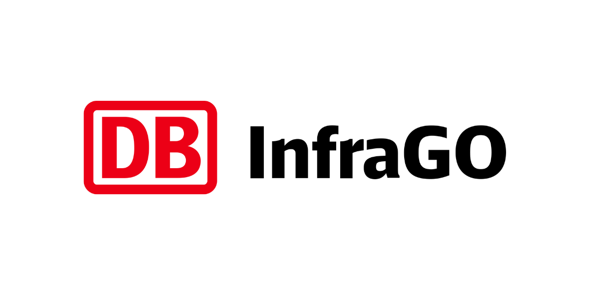 DB Infrago logo with red and black text on a white background.