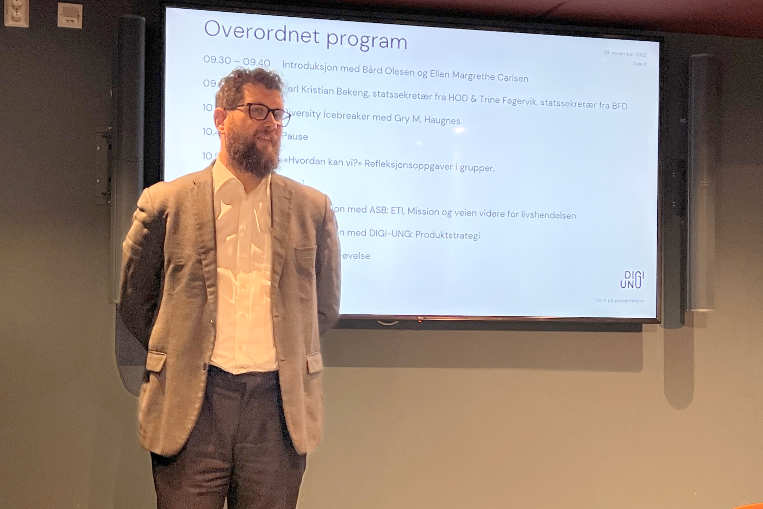 Politisk ledelse på fagsamling med ASB og DIGI-UNG  