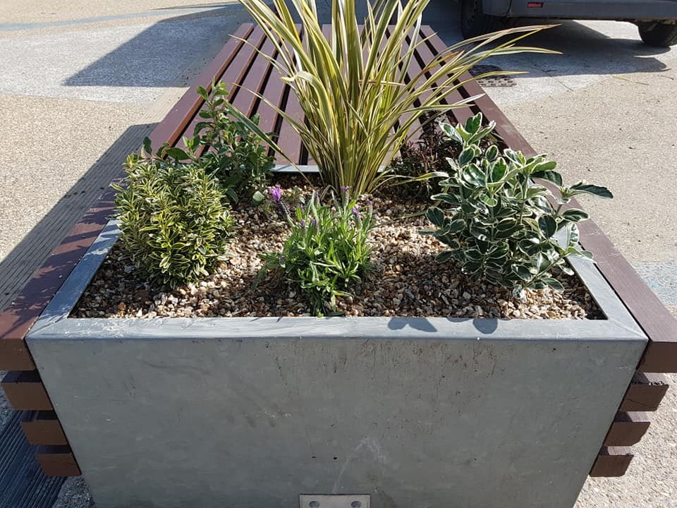Bench Planters at Bournemouth Seafront March 2021.jpg