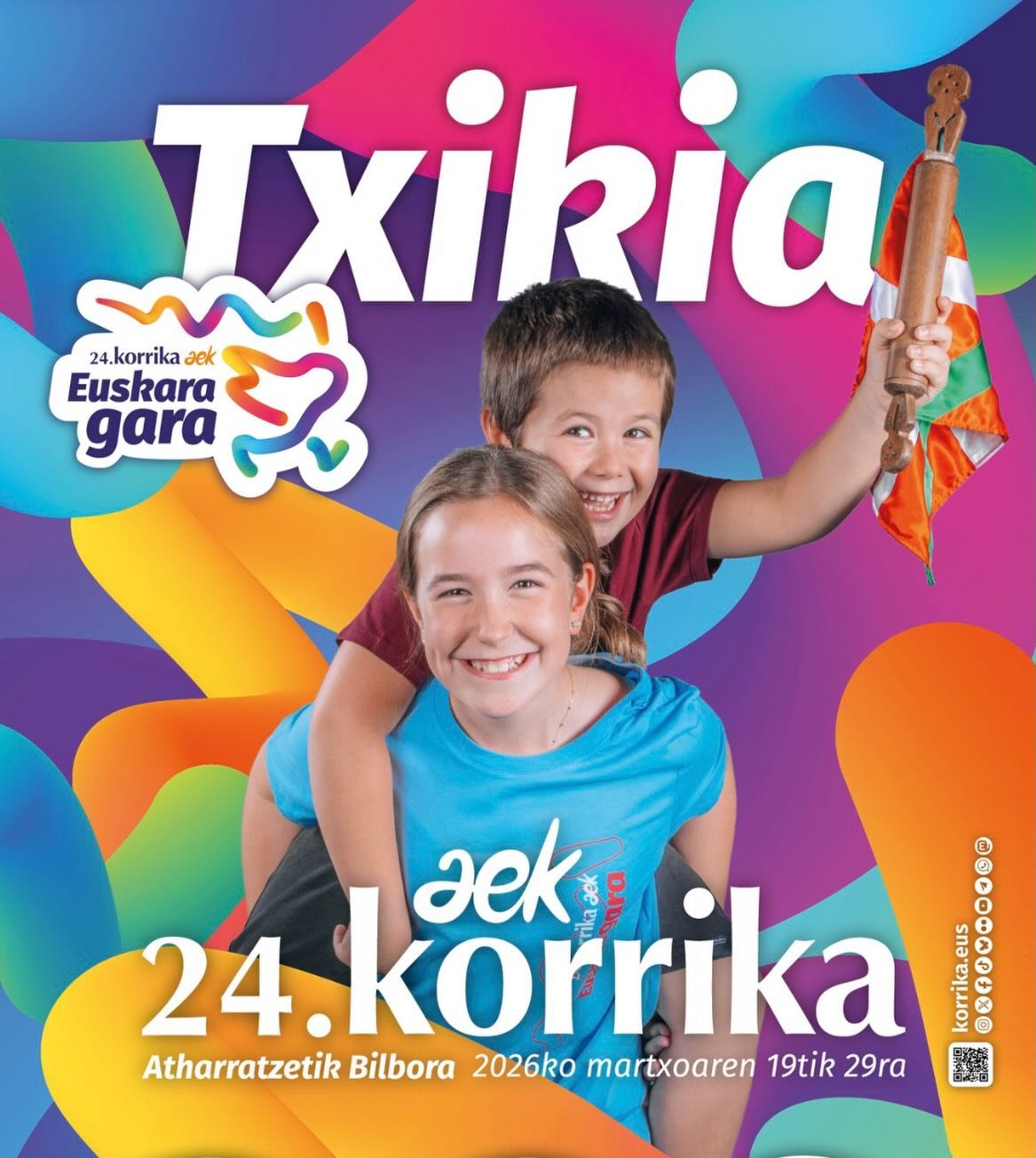 Gure haurrek Korrika Ttiki egingo dute asteartean, hilak 24, 10:00etatik 11:00etara Biarritzen! Clemenceau plazatik lorategi publikora! Zatoz gurekin Korrika animatzera!!! 🏃&zwj;♀️🏃🏃🏻&zwj;♂️

Nos enfants vont courir la Korrika Ttiki mardi 24 de 1