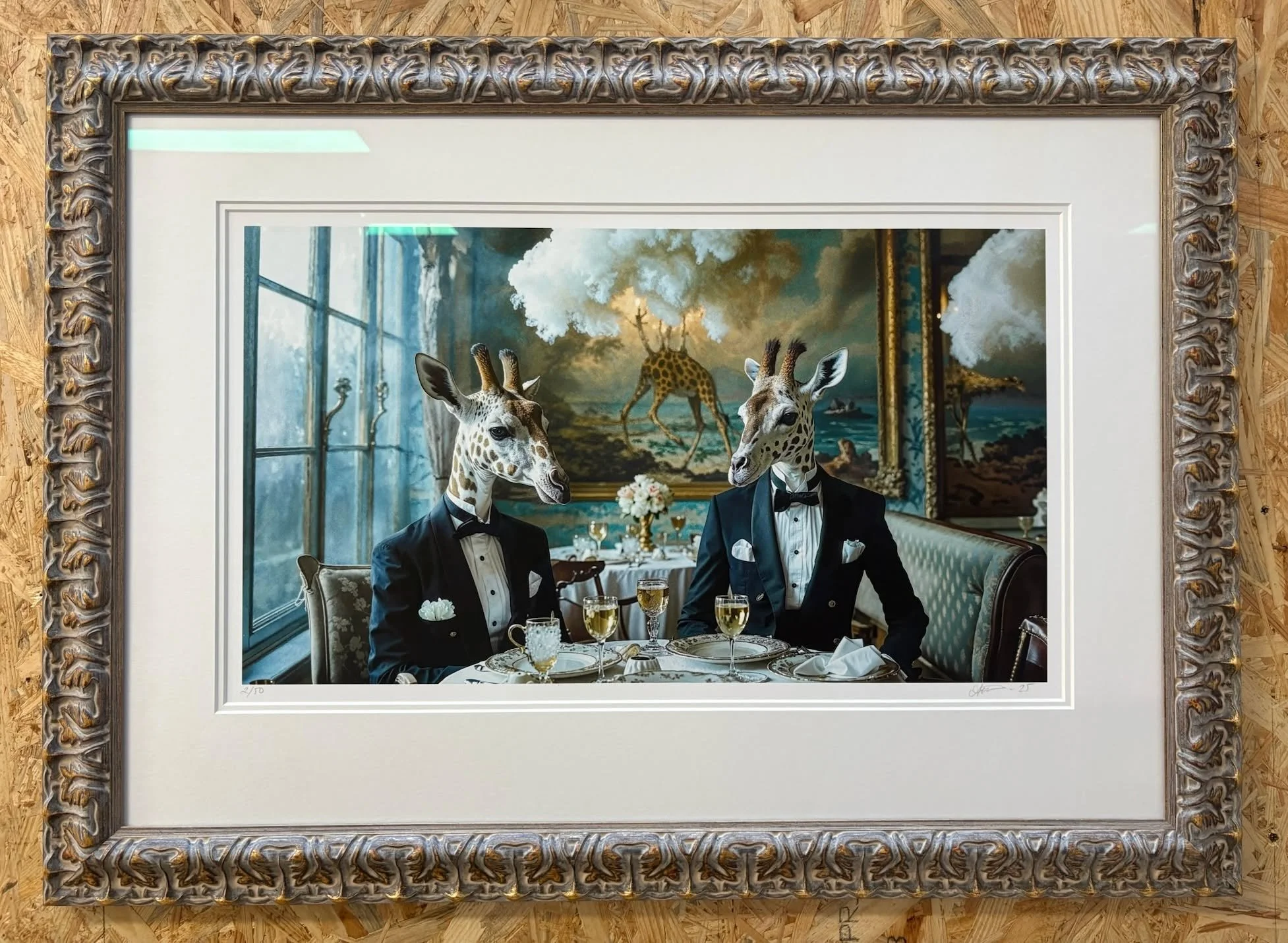 Art by @annawthorbjornsson printed on Hahnem&uuml;hle Photo Rag 308 gsm. Framed by @svartochwitt