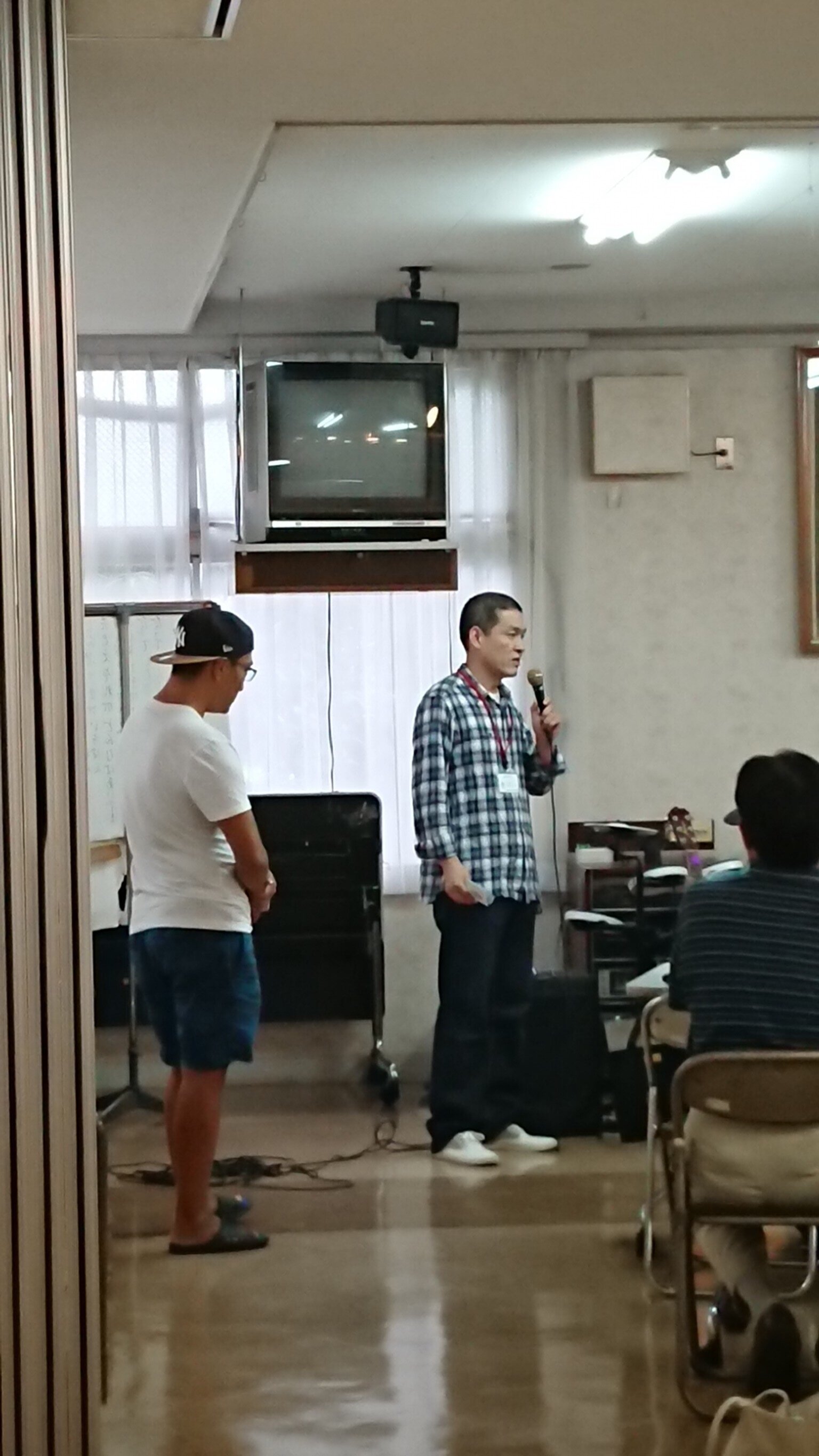 講演会にて挨拶