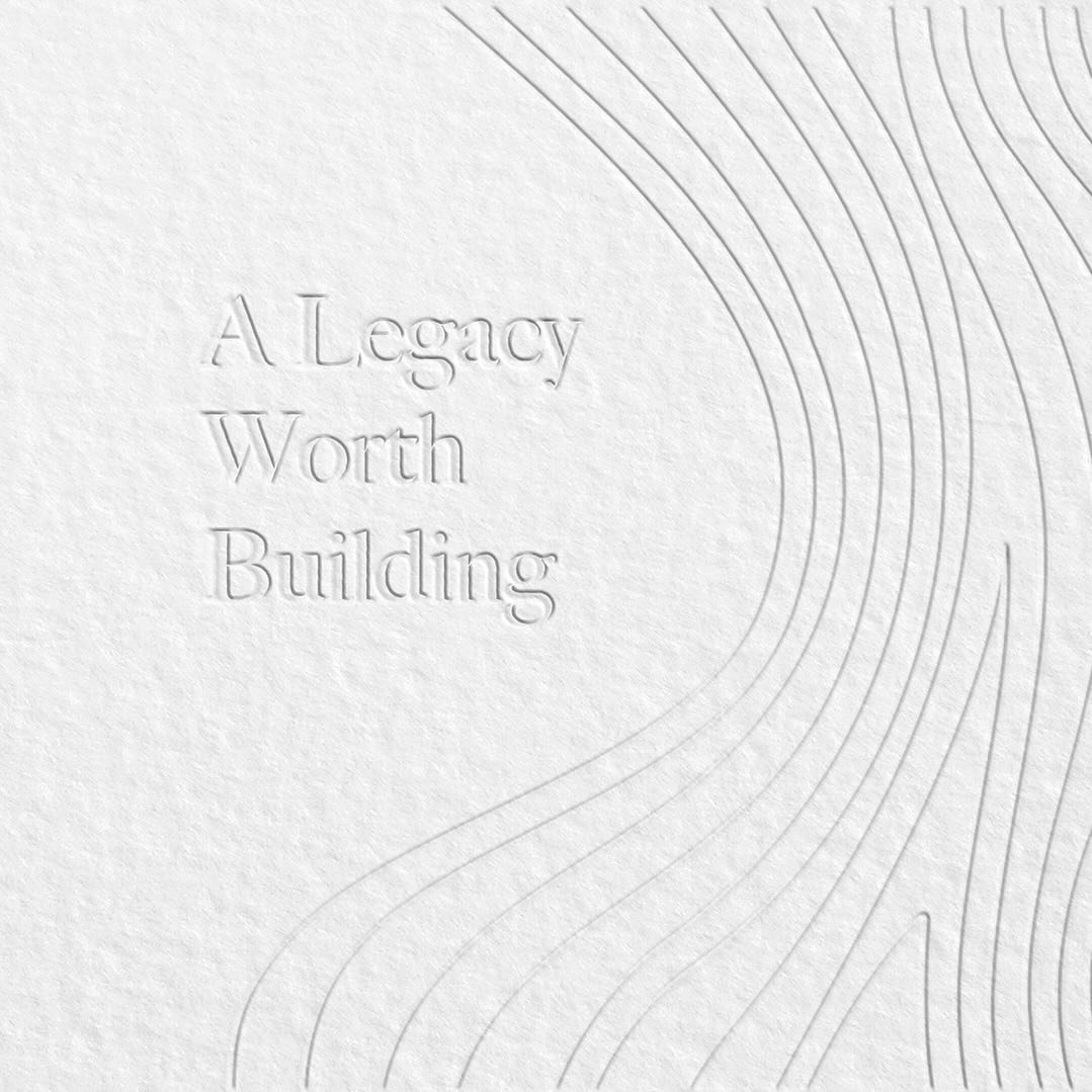 One thing that didn&rsquo;t change with our rebrand is our slogan: A Legacy Worth Building.

One of our core values is serving those around us. We want to go out of our way to love others well. We think that&rsquo;s a legacy that is worth building.