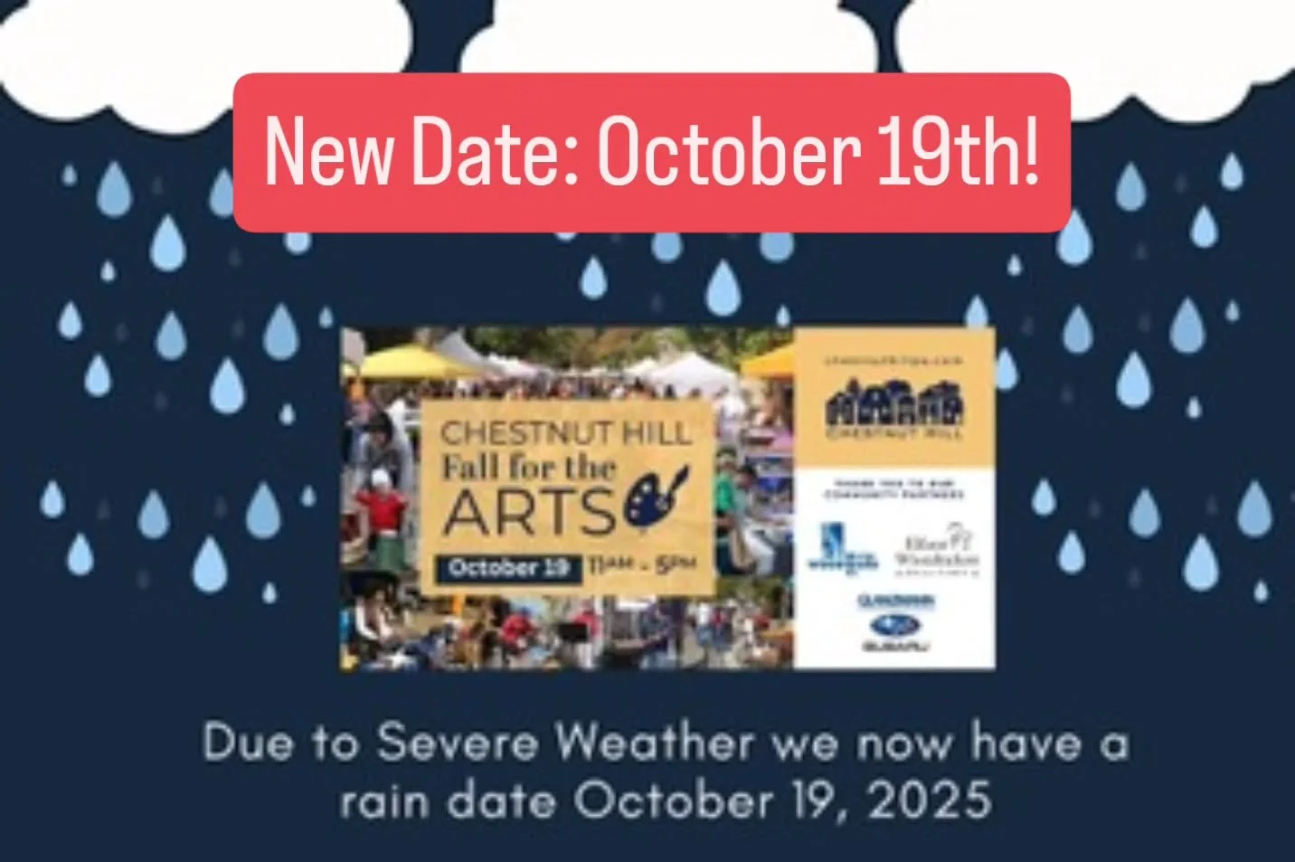Sunday, Oct 19th 🌞 Enjoy vendors, food, music &amp; lots more all along Germantown Avenue 🌟

If you're in Chestnut Hill today anyway, stop by - we're open till 5!