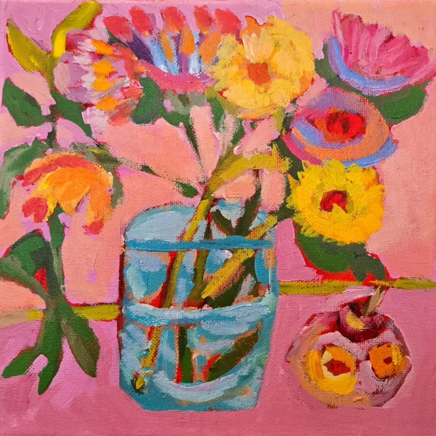 The Flower Show @phsgardening is blooming and we&rsquo;re feeling inspired by all of the lush vibrancy! Here are some beauties we&rsquo;ve got growing at the gallery⁠&hellip;⁠
⁠
I&rsquo;m in Love acrylic on panel by @ibme215
Morris Arboretum (detail)