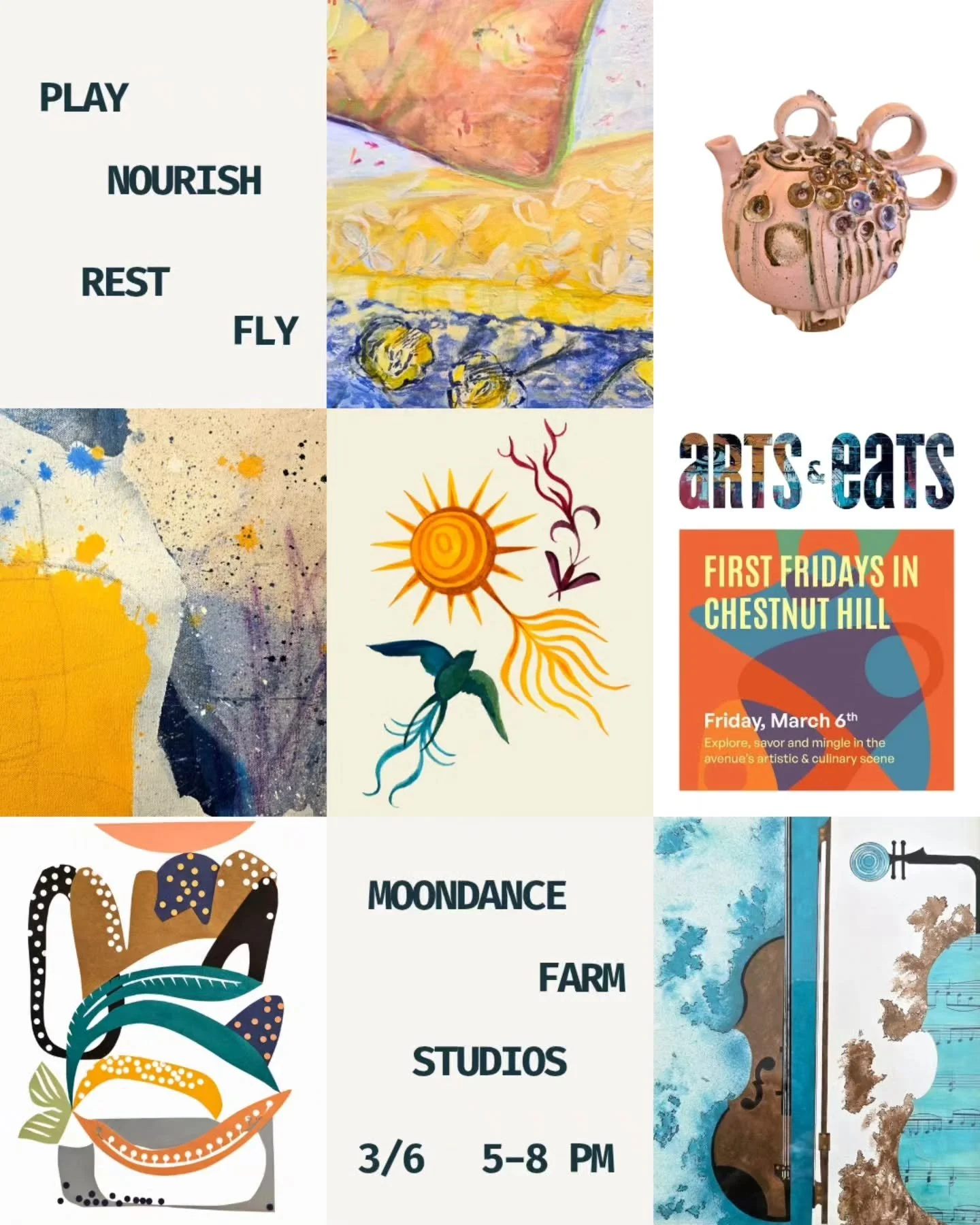 It&rsquo;s First Friday! And&hellip; this one will be Moondance&rsquo;s last one. We&rsquo;ve had a great run but will be closing at the end of March.

(Our landlord has been very generous with us because they believe in supporting the arts, but a ne